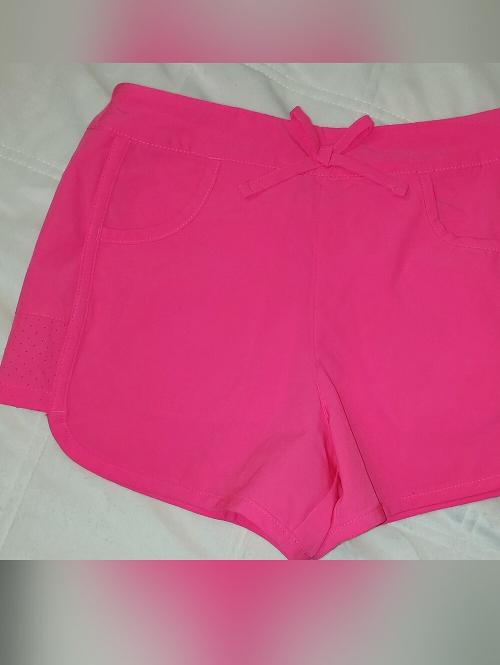 Magellan Outdoors Fish Gear Bright Pink Athletic Drawstring Shorts S(7)